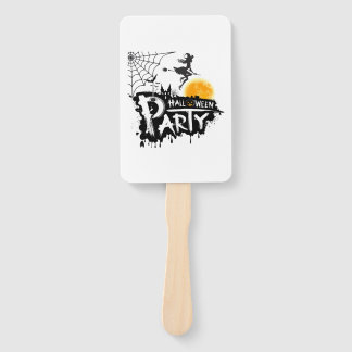 Halloween hand fan