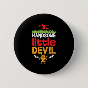Halloween Handsome Little Birthday 2 Inch Round Button