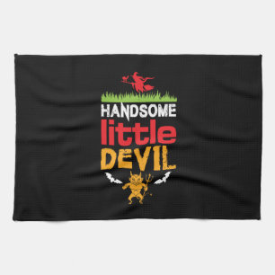 Halloween Handsome Little Birthday Kitchen Towel