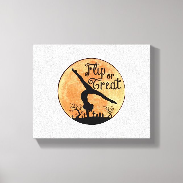 Halloween Handstands Canvas Print (Front)