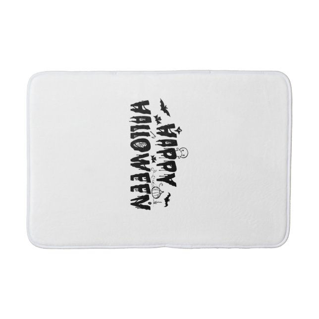 Halloween Happy Bath Mat (Front)