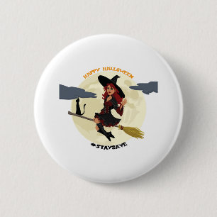 Halloween - Happy Halloween! 2 Inch Round Button