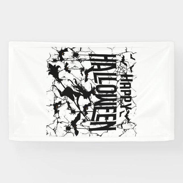 Halloween Happy Halloween Banner (Horizontal)