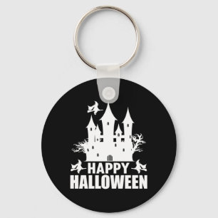 Halloween Happy Halloween Birthday Keychain