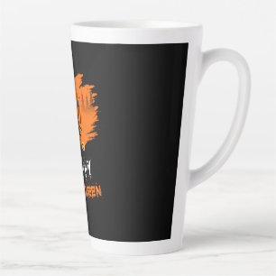 Halloween Happy Halloween Birthday Latte Mug