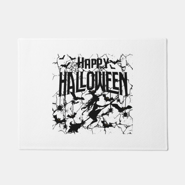 Halloween Happy Halloween   Doormat (Front)