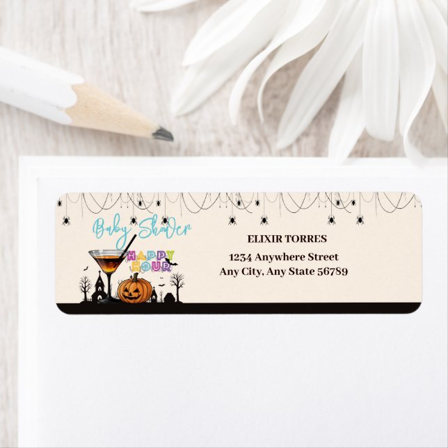 Halloween Happy Hour Citrouille Cocktail Baby show (En situation)