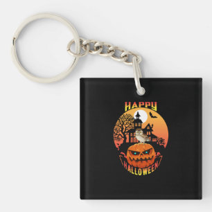 Halloween Happy Pumpkin Halloween Keychain