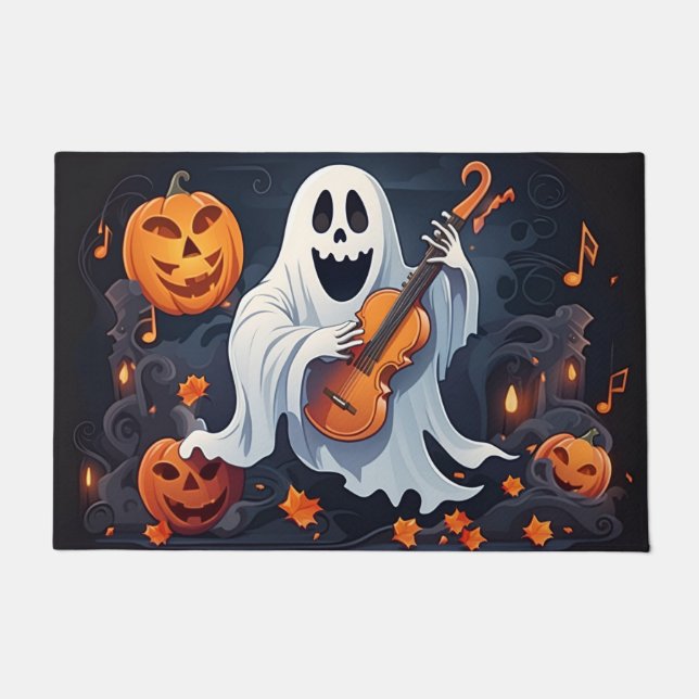 Halloween Harmonies Doormat (Front)