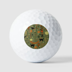 Halloween Haunt: Spooky Vintage Mix Golf Balls
