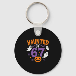 Halloween Haunted 67 Six Seven Meme 1 (16)  Keychain