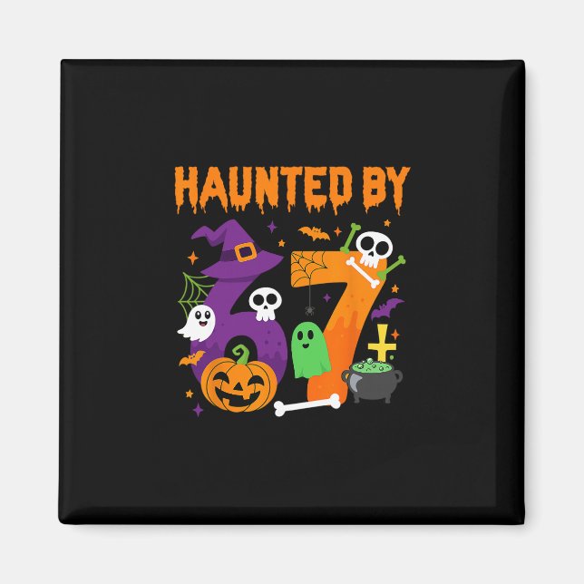 Halloween Haunted 67 Six Seven Meme 1 (17)  Magnet (Front)