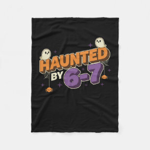 Halloween Haunted 67 Six Seven Meme 1 (18)  Fleece Blanket