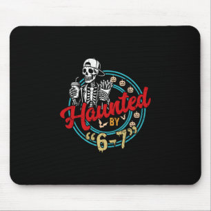 Halloween Haunted 67 Six Seven Meme 1 (24)  Mouse Pad