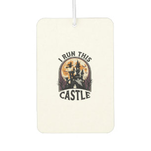 Halloween Haunted Castle Witch Moon Vintage Shirt_ Air Freshener