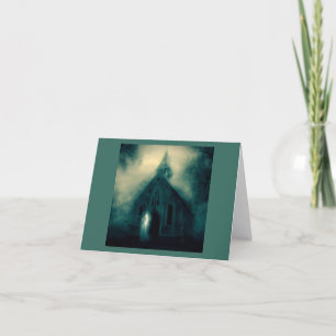 Halloween - Haunted Church 4 Card