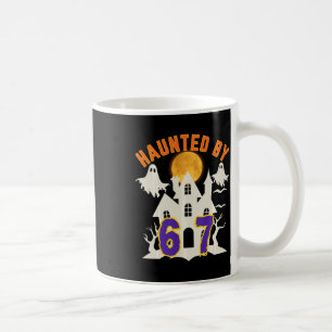 Halloween Haunted Ghost 67 Six Seven Meme  Coffee Mug