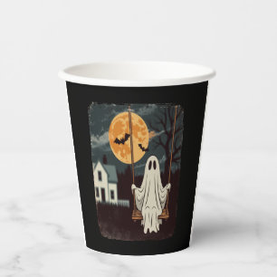Halloween Haunted Ghost Swing Paper Cups
