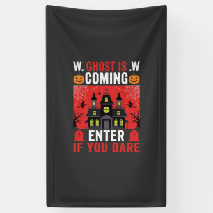 Halloween Haunted House Enter If You Dare Banner