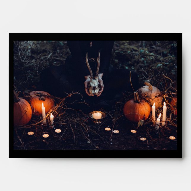 Halloween Haunted House Enveloppe (Devant)