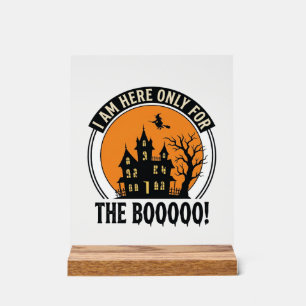 Halloween Haunted House Funny Boo Vintage_1 Acrylic Sign
