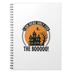 Halloween Haunted House Funny Boo Vintage_1 Notebook