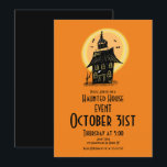 Halloween Haunted House Hand Drawn Design  Invitation<br><div class="desc">Halloween Haunted House Party Invitations</div>