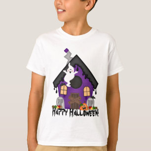 Halloween Haunted House kids Holiday t-shirt