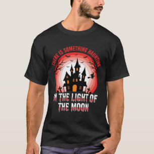 Halloween Haunted House Moonlight Witch T-Shirt