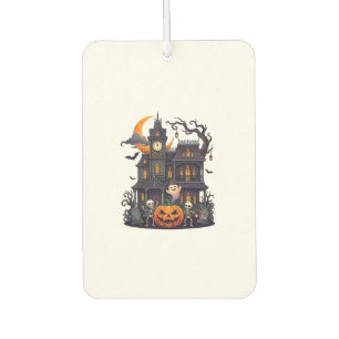 Halloween Haunted House Skeletons Pumpkin Ghost Cr Air Freshener