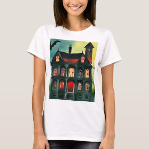 Halloween Haunted House T-Shirt