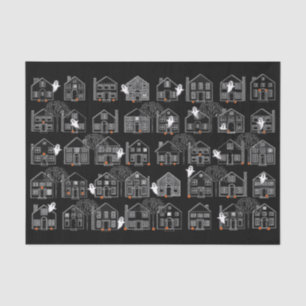 Halloween Haunted House Tissue Paper