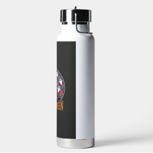 Halloween Haunted Tree Ghosts and Black Cat Water Bottle