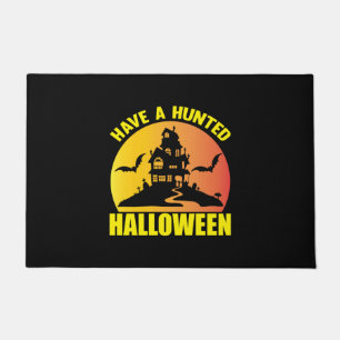 Halloween Have A Hunted Halloween Birthday Doormat