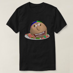 Halloween Head on a Plate Johnny T-shirt