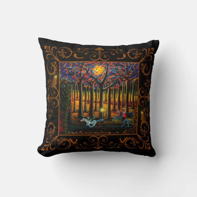 Halloween Headless Horseman pillow (Front)