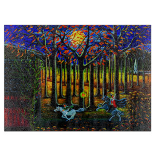 Halloween Headless Horseman,Sleepy Hallow Cutting Board