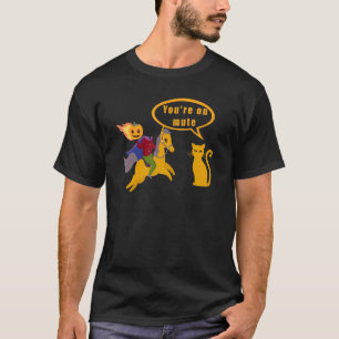 Halloween Headless Horseman You're Mute Pumpkin T-Shirt