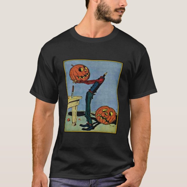 Halloween Headless-Man Men's Basic T-Shirt (Front)