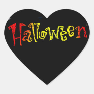 Halloween Heart Sticker