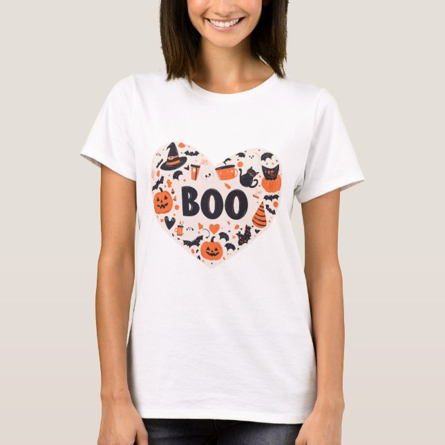 Halloween Heart T-Shirt (Front)