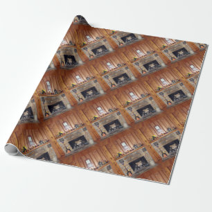 Halloween Hearth Wrapping Paper