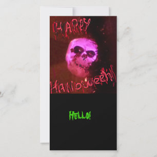 Halloween Hello Holiday Card