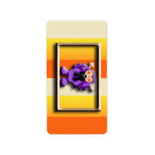 Halloween Hershey Miniature Candy Wrapper Labels