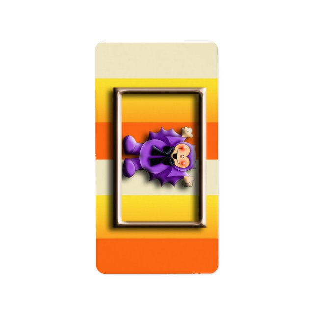 Halloween Hershey Miniature Wrapper Étiquettes (Devant)