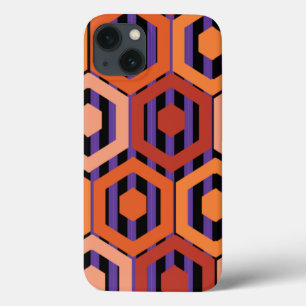 Halloween Hexagons iPhone 13 Case