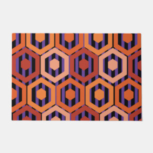 Halloween Hexagons Doormat