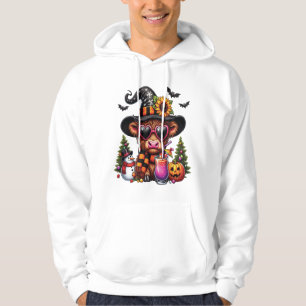 Halloween Highland Cow 2 Hoodie