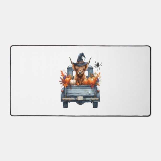 Halloween Highland Cow automne (Recto)