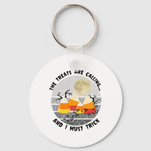 Halloween Hiking Funny Hiker Nature Lover Camping Keychain